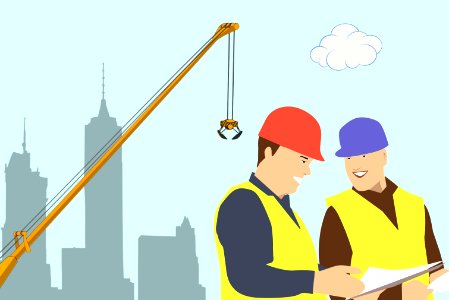 Under Construction Site. Free illustration for personal and commercial use.