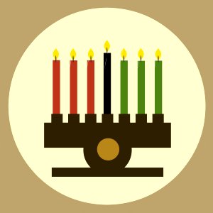 Kwanzaa celebration. Free illustration for personal and commercial use.