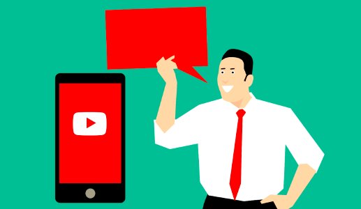 Youtube Marketing Concept. Free illustration for personal and commercial use.