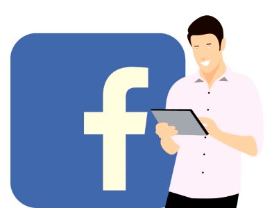 Facebook Illustration. Free illustration for personal and commercial use.