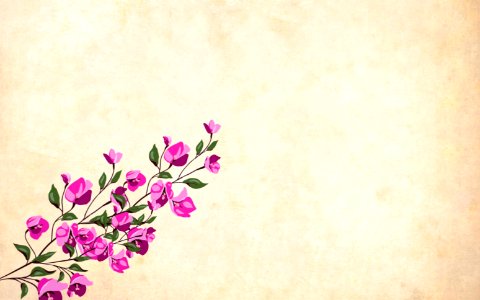 Pink Floral Vintage Background. Free illustration for personal and commercial use.