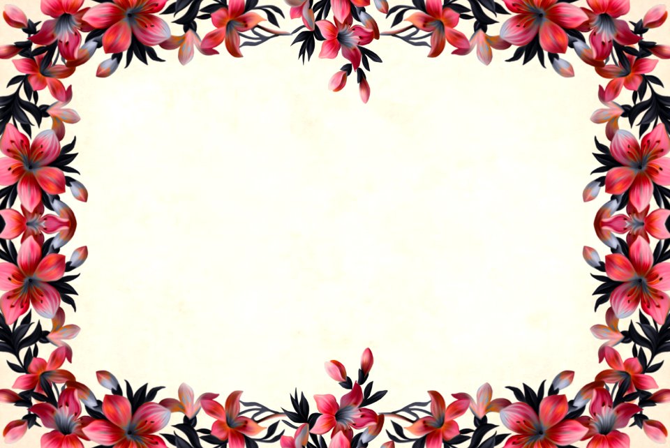 Red Flower Background. Free illustration for personal and commercial use.