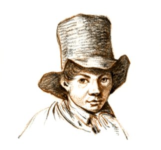 Portrait of a boy by Jean Bernard (1775-1883).