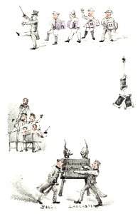 Menukaart met onderwijzers en leerlingen (1886) print in high resolution by Theo van Hoytema.. Free illustration for personal and commercial use.