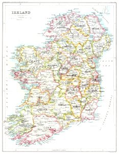 Gazetteer of the British Isles, statistical and topographical by John Bartholomew (1887).. Free illustration for personal and commercial use.