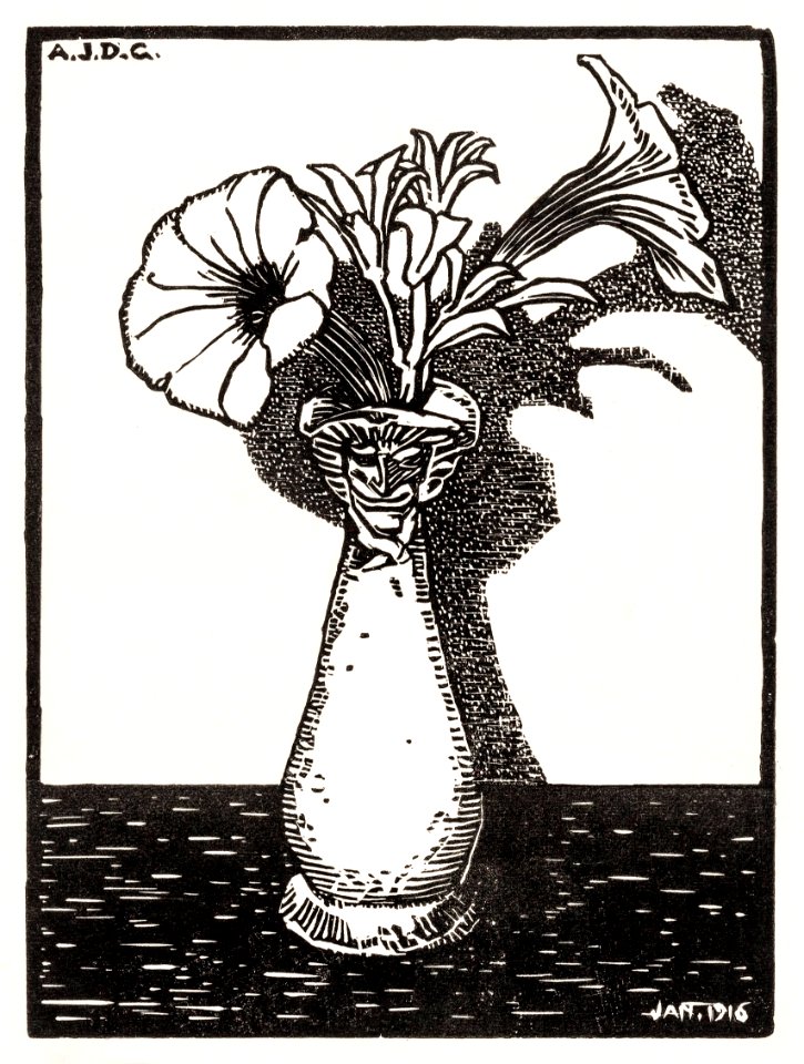 Vase with Flowers (1916) by Julie de Graag (1877-1924).
