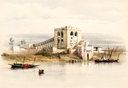 Cairo illustration by David Roberts (1796–1864).. Free illustration for personal and commercial use.