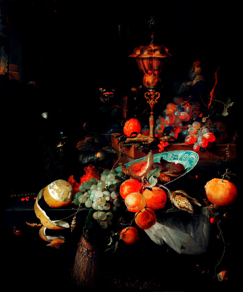 Fruits by Abraham Mignon (1660 - 1679).
