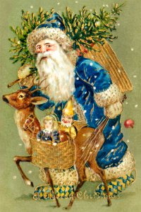 A Merry Christmas from (ca. 1900s) from The Miriam and Ira D. Wallach Division Of Art, Prints and Photographs: Picture Collection published by an unknown artist.