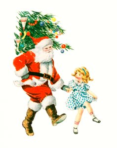 Merry Christmas (1921) from The Miriam And Ira D. Wallach Division Of Art, Prints and Photographs: Picture Collection published by Gibson Art Company.. Free illustration for personal and commercial use.