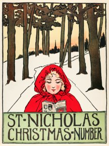 St. Nicholas Christmas Number (1896) by Frank Berkeley Smith.. Free illustration for personal and commercial use.