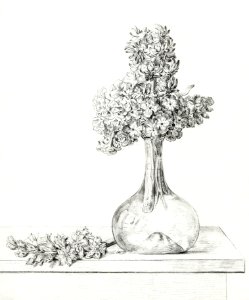 Flowers in a vase (1810 - 1815) by Jean Bernard (1775-1883).. Free illustration for personal and commercial use.