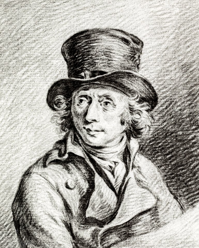 Portrait of Adriaan de Lelie by Jean Bernard (1775-1883).
