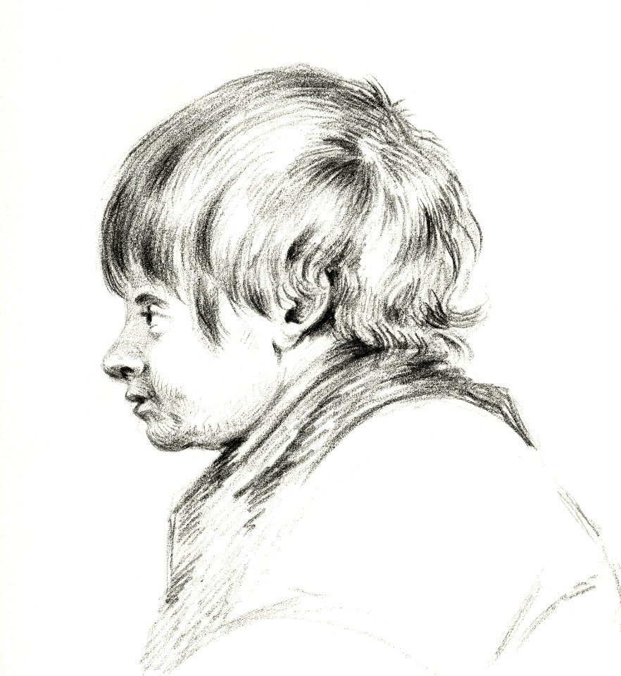A boy (1812) by Jean Bernard (1775-1883).