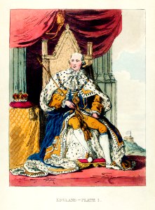 Illustration of the Soverign from Picturesque Representations of the Dress and Manners of the English(1814) by William Alexander (1767-1816).