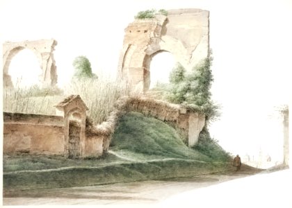 Nero’s Aqueduct in Rome (ca. 1809–1812) by Joseph August Knip.