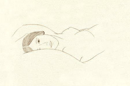 Naked woman posing sexually, vintage nude illustration. Reclining Nude Woman by Ananda K. Coomaraswamy. Original from The Cleveland Museum of Art. Digitally enhanced by rawpixel.