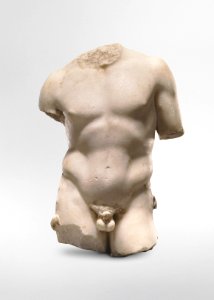 Naked man sculpture, Nude Male Torso. Original from The Getty. Digitally enhanced by rawpixel.. Free illustration for personal and commercial use.