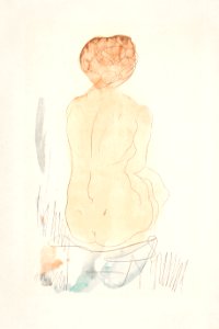 Naked woman posing sensually, vintage erotic art. Seated Nude, Seen from the Back by Auguste Rodin. Original from The Yale University Art Gallery. Digitally enhanced by rawpixel.. Free illustration for personal and commercial use.