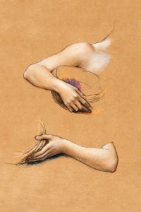 Study of Arms for "The Cadence of Autumn" (1905) by Evelyn De Morgan. Original from The Met Museum. Digitally enhanced by rawpixel.. Free illustration for personal and commercial use.