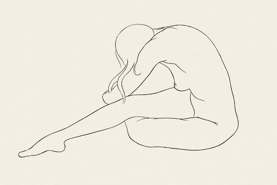 Naked woman posing sexually, vintage nude illustration. Nude Woman by Ananda K. Coomaraswamy. Original from The Cleveland Museum of Art. Digitally enhanced by rawpixel.