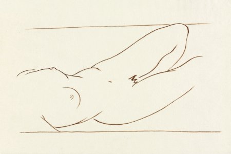 Naked woman showing her breasts, vintage nude illustration. Reclining Nude Woman by Ananda K. Coomaraswamy. Original from The Cleveland Museum of Art. Digitally enhanced by rawpixel.. Free illustration for personal and commercial use.