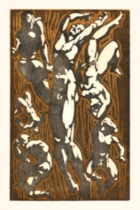 Naakte figuren in verschillende houdingen (1906–1945) by Reijer Stolk. Original from The Rijksmuseum. Digitally enhanced by rawpixel.. Free illustration for personal and commercial use.