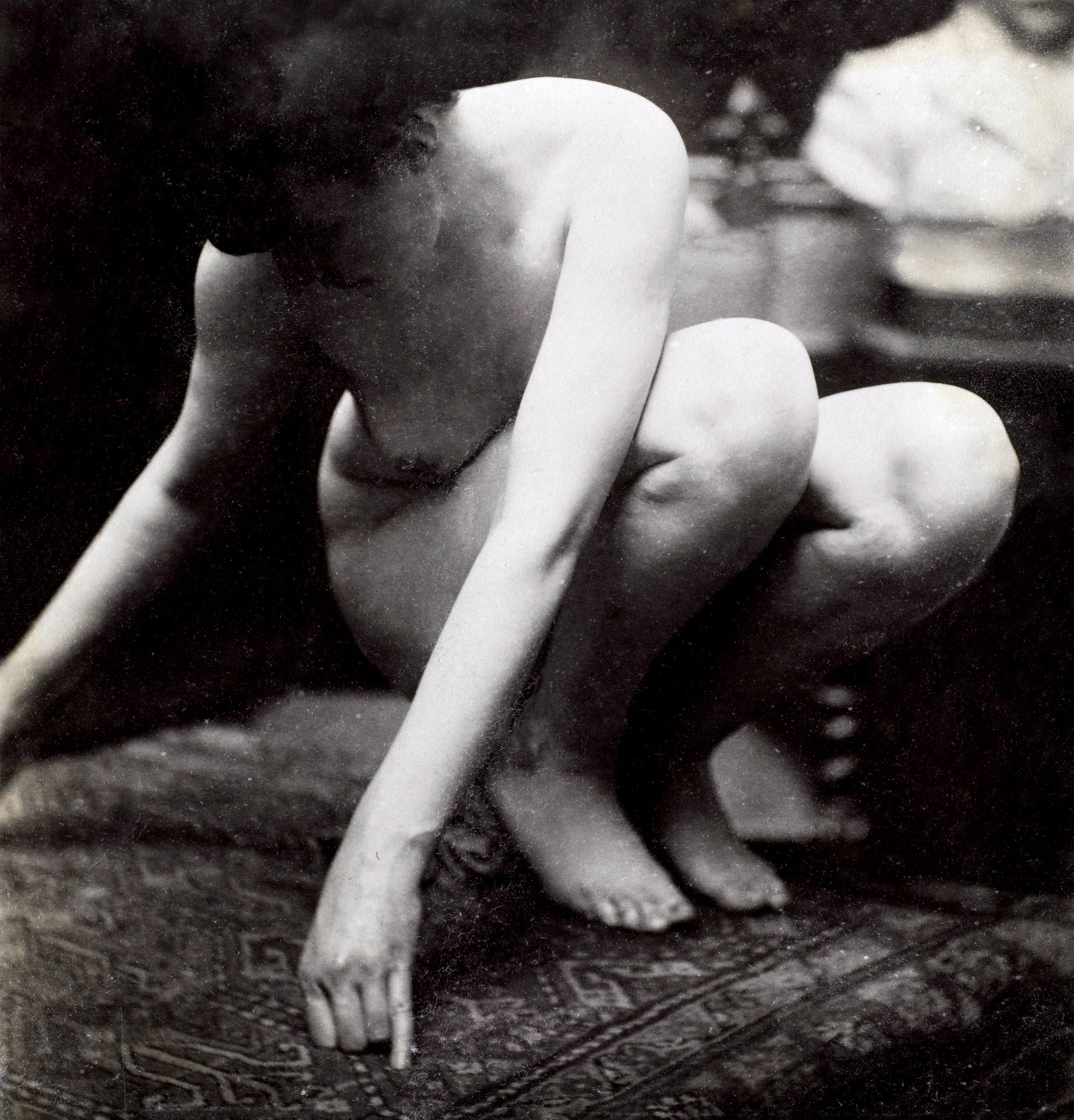 Nude Photography, study of a nude female model, seen from the front (ca.  1900–1914). Original from The Rijksmuseum. Digitally enhanced by rawpixel.  - Traditional visual art under Public domain license