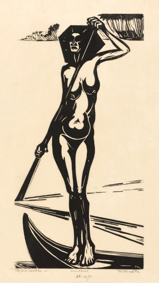 Papoesche (1925) by Johannes Frederik Engelbert ten Klooster. Original from The Rijksmuseum. Digitally enhanced by rawpixel.