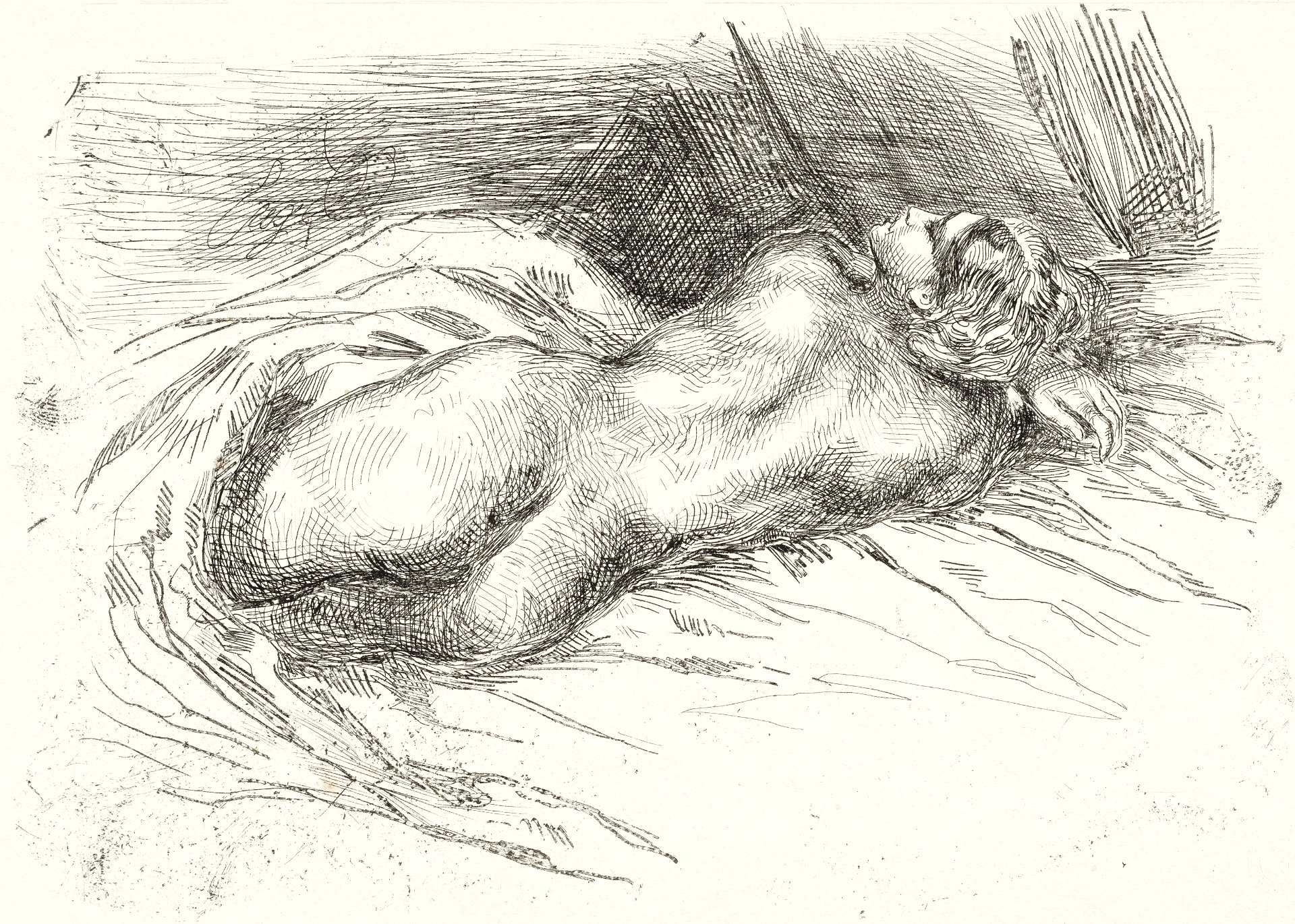 Vintage erotic nude art of a naked woman. Study of a Woman Viewed from  Behind (1833) by Eugène Delacroix. Original from The MET museum. Digitally  enhanced by rawpixel. - Traditional visual art under Public domain license