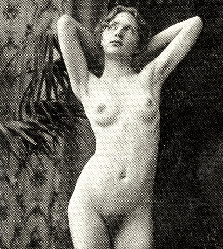 Portrait of a naked woman (ca. 1873–1910). Original from The Rijksmuseum. Digitally enhanced by rawpixel.