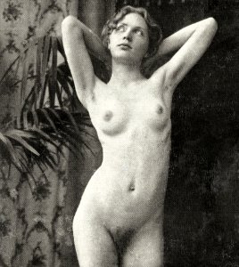 Portrait of a naked woman (ca. 1873–1910). Original from The Rijksmuseum. Digitally enhanced by rawpixel.. Free illustration for personal and commercial use.