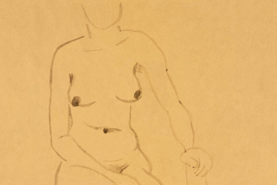 Vintage erotic nude art of a naked woman. Torso of a Nude Woman (1900) by Jane Poupelet. Original from The Cleveland Museum of Art. Digitally enhanced by rawpixel.