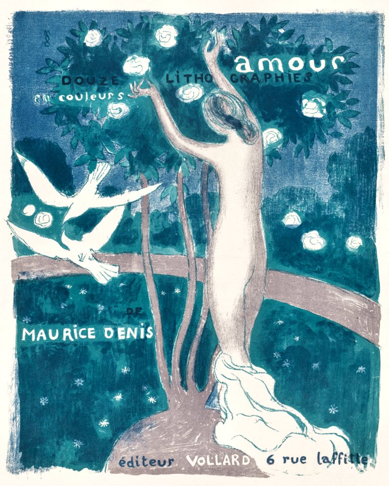 Love Cover (1899) print in high resolution by Maurice Denis. Original from The Cleveland Museum of Art. Digitally enhanced by rawpixel.