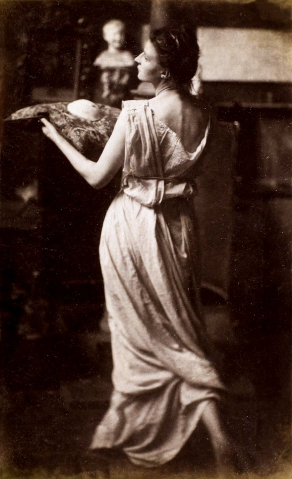 Woman Photography from the back (ca. 1883–1914). Original from The Rijksmuseum. Digitally enhanced by rawpixel.