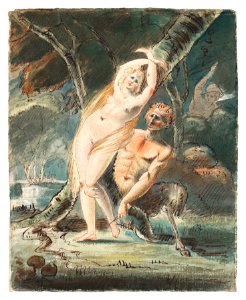 Sensual nude illustration, Amymone with a Lecherous Satyr (1770–1780) by William Hamilton. Original from The MET Museum. Digitally enhanced by rawpixel.. Free illustration for personal and commercial use.