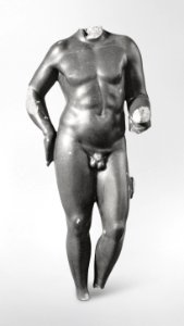 Roman nude sculpture, Statue of a boy (1st century A.D.). Original from The MET Museum. Digitally enhanced by rawpixel.. Free illustration for personal and commercial use.