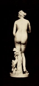 Naked woman sculpture, Statue of nude female figure (ca. 1870–1890). Original from The Getty. Digitally enhanced by rawpixel.. Free illustration for personal and commercial use.