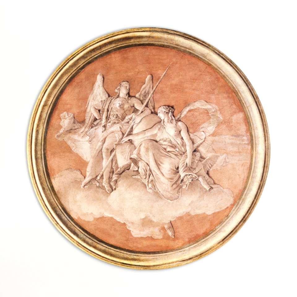 Virtue and Abundance (1760) by Giovanni Battista Tiepolo. Original from The MET Museum. Digitally enhanced by rawpixel.