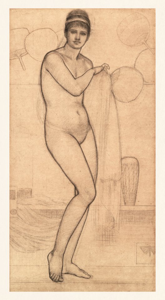 Free Vintage Erotic - Vintage erotic nude art of a naked woman. Venus (Standing Nude) (1869) by  James McNeill Whistler. Original from The Smithsonian. Digitally enhanced  by rawpixel. - Free Stock Illustrations | Creazilla