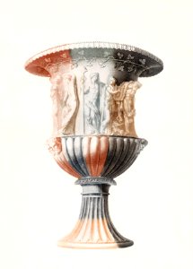 Borghese Vase by Johan Teyler (1648-1709).. Free illustration for personal and commercial use.