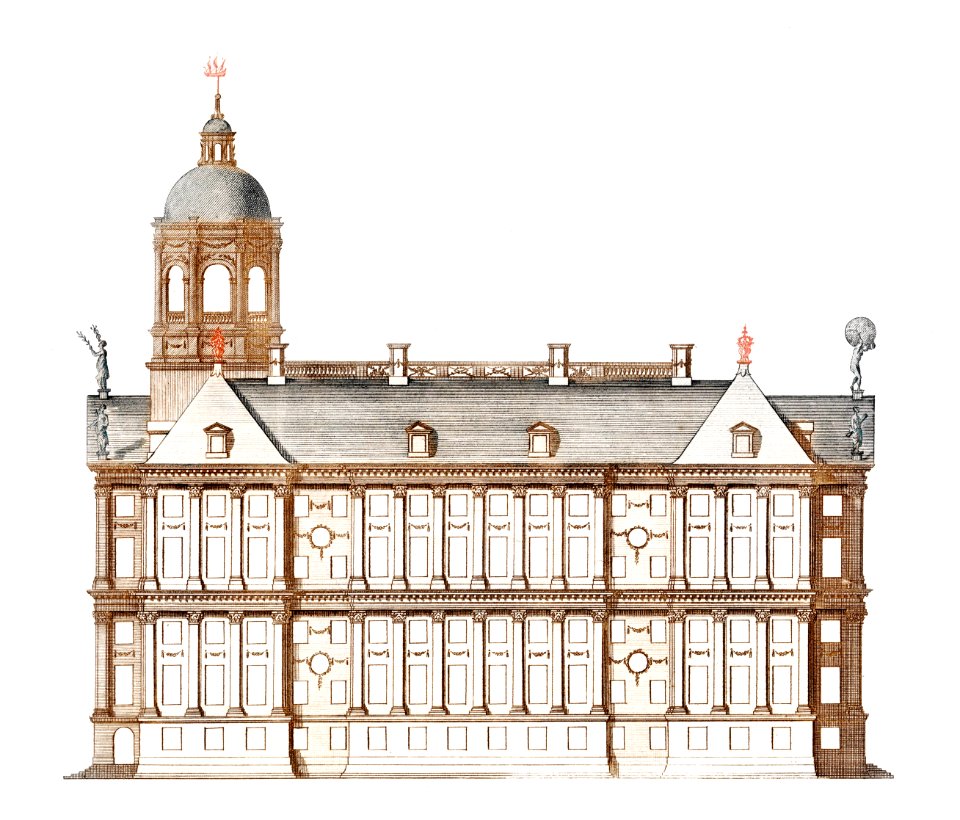 The City Hall in Amsterdam by an anonymous maker (1696-1706).