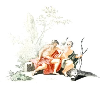 Hercules and Omphale by Johan Teyler (1648-1709).