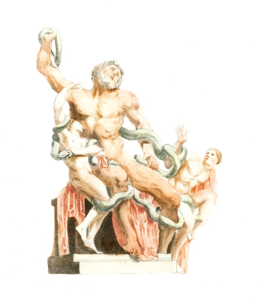 Laocoön and his sons by Johan Teyler (1648 -1709).
