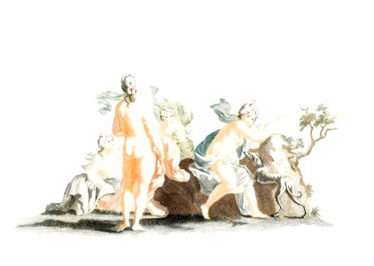 Diana and her nymphs (1688-1698) by Johan Teyler (1648-1709).