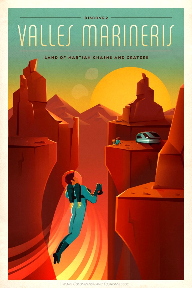 Travel Poster: Valles Mariners (2015).