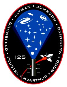 STS-125. Free illustration for personal and commercial use.