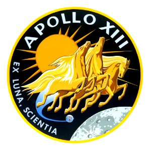 Apollo 13. Free illustration for personal and commercial use.