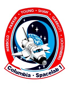 STS-9. Free illustration for personal and commercial use.
