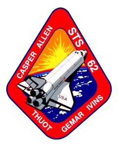 STS-62. Free illustration for personal and commercial use.